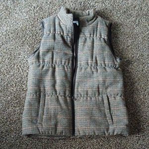 Plaid Puffer Vest